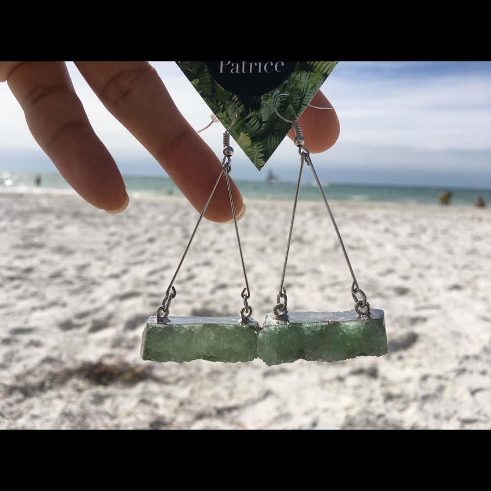 OMandP “Aqua Sky Shimmer” Earrings